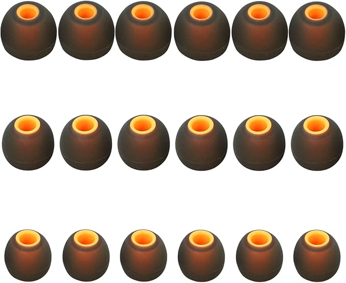 MMYQXI Earbud Replacement Tips Silicone Earbud Tips Earbud Covers Fit for in-Ear Headphones (Inner Hole 3.8mm -5.1mm) Earbud Rubber Tips Ear Tips,9 Pairs S/M/L