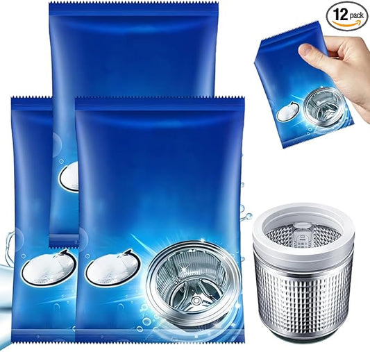 Washing Machine Cleaner, 2026 New Powerful Stain Remover for Washing Machine Tanks - Deep Clean Solution for Top Load and Front Load Washers, Descaler for Drum, Tub & All Internal Parts (3Pack)