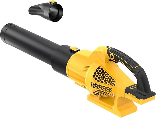 QuliMetal Cordless Leaf Blower Compatible with Dewalt 20V Max Battery, 500CFM/150MPH Electric Leaf Blower Cordless, 6 Speed Modes, Battery Powered Blowers for Lawn Care, Yard (Tool Only)