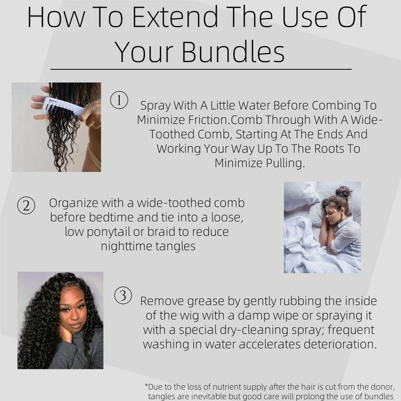 Water Wave Human Hair Bundles - 100% Unprocessed Double Weft Extensions | Curly 20 Inch for Black Women