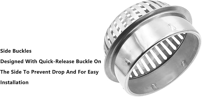 Roof Floor Drain,SAFYY 304 Stainless Steel Roof Drain Dome,Balcony Roof Dome Drain Cover,Yard Outdoor Anti Blocking Strainer,Gardens Gutter Cleaning Tool,Rain Bucket Drainage Parts (2, 160mm/6.3")