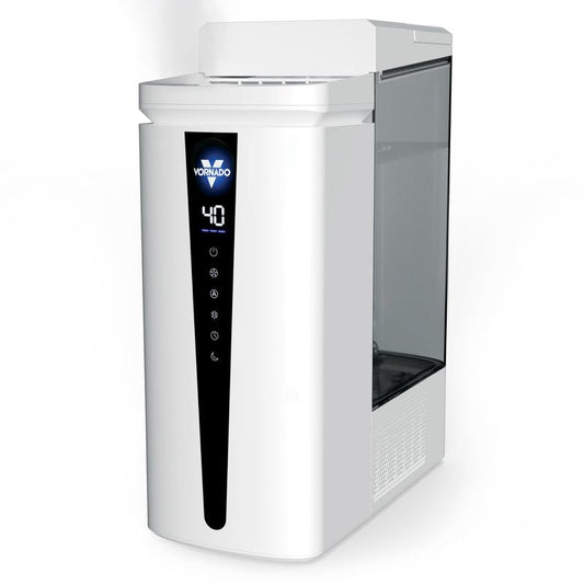 Vornado MISTIC 6 Whole Room Ultrasonic Humidifier, Top-Fill, Aromatherapy, 1.5-Gallon Tank, 3-Gallon Output, Warm or Cool Mist Humidifier, Automatic Humidity Control, Included Scent Pads
