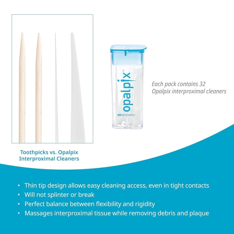 Opal pix Dental Picks (10 Pack) 32ct in Each Pack. Toothpicks. Plastic Tooth Dental Pick Oral Care Picks. Will NOT Break or Splinter