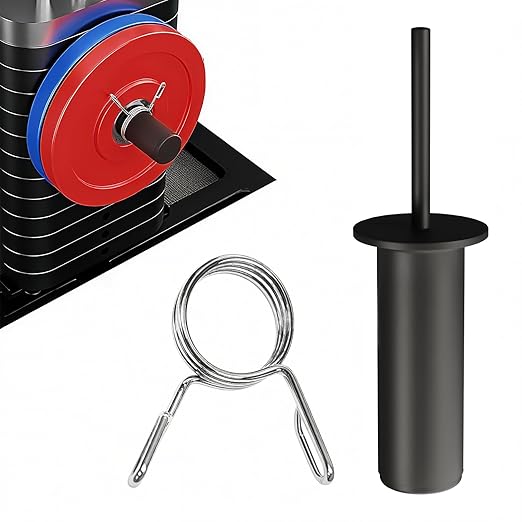 Weight Stack Pin with Spring Clip Collar – Gym Pin for Weight Stack Machine, Weight Stack Extender Pin Strength Training Equipment for Commercial Gym and Home Gym