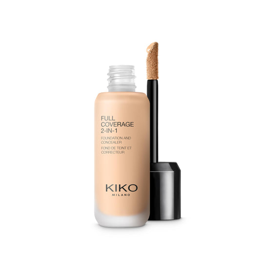 KIKO Milano Full Coverage 2-In-1 Foundation & Concealer, N10 | 2 in 1 Foundation And Concealer, Superior Coverage