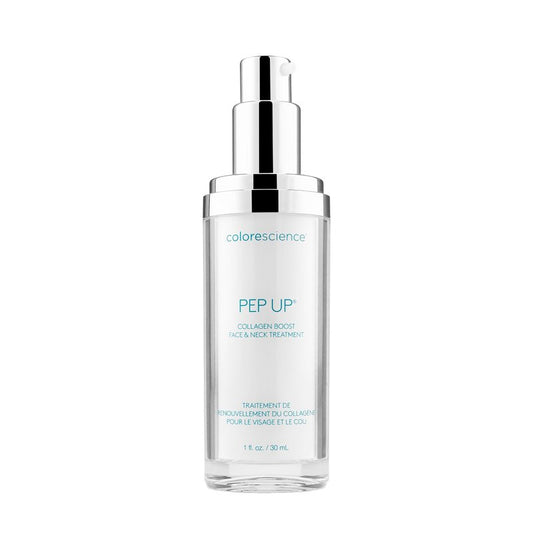 Colorescience Pep Up Collagen Renewal Face & Neck Treatment, Promotes Collagen and Elastin Production, 10 Peptides to Defend Against Signs of Aging