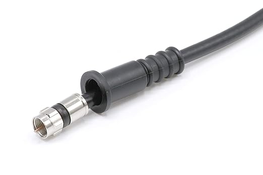 THE CIMPLE CO Coaxial Cable Weather Boot for RG6 Connectors, RG59 Ends - Coaxial Boots with Weathertight Seal - Black, 25 Pack