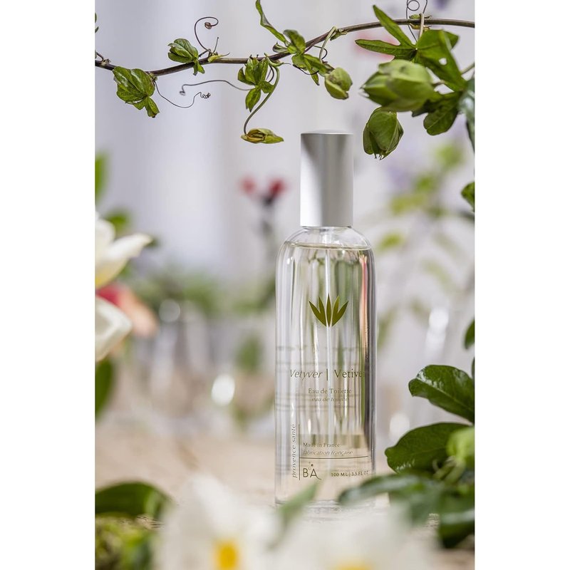 Provence Sante Eau de Toilette Spray - Vetiver Scent Luxury Perfume - Elegant Gift - 3.5 Oz