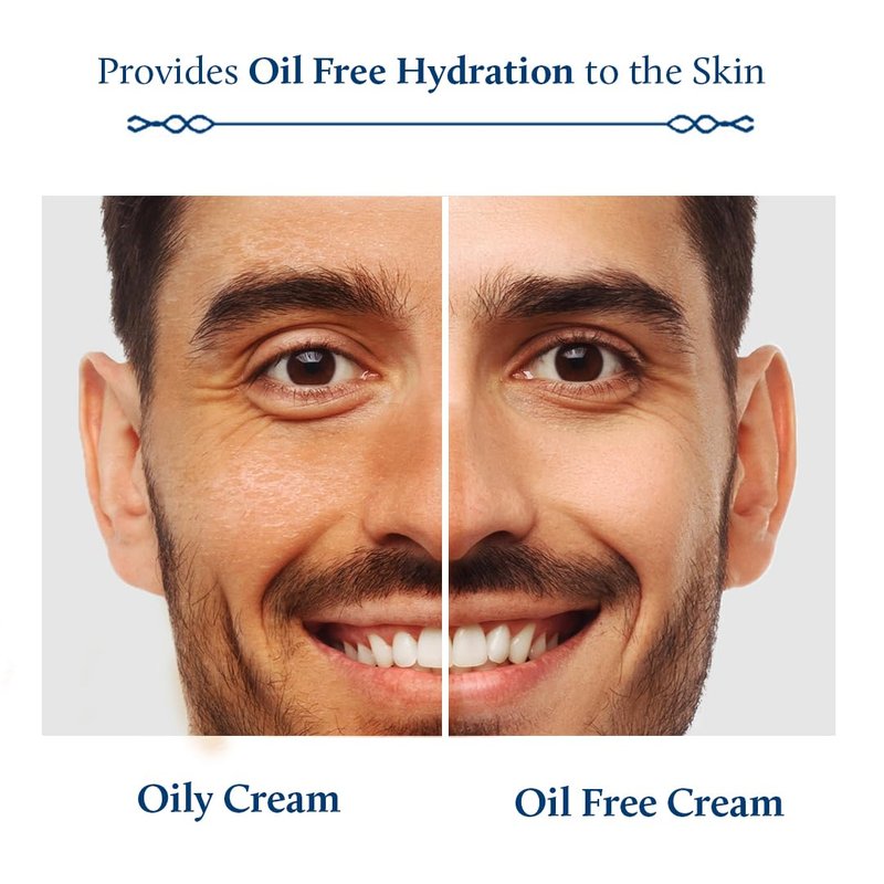 Blue Nectar Vitamin C Face Moisturizer for Oily & Acne Prone Skin with Grapeseed | Oil-Free | Non-Greasy Cream for Men (19 herbs, 1.76 fl oz)