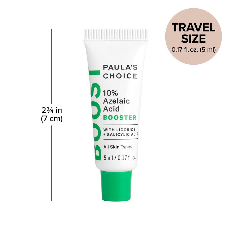 Paula’s Choice BOOST 10% Azelaic Acid Booster Cream Gel, Oil-Free Serum Fades Discoloration & Post-Blemish Marks, with Licorice Extract & Salicylic Acid, Fragrance-Free, 0.17 Fl Oz