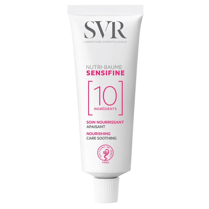 SVR - Sensifine Nutri-Balm - Soothing Moisturizer for Sensitive & Ultra-Sensitive Skin Relief - Face Cream - 24-Hour Hydration - for Hypoallergenic Use - 95% Naturally-Derived Ingredients - 1.3 fl.oz