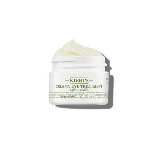 Kiehl's Avocado Eye Cream, Daily Under Eye Tightener & Brightener, Instantly Reduces Dark Circles and Puffiness, Anti-Aging Skincare with Caffeine for Undereye Bags and Dark Circles, Non-Toxic Formula