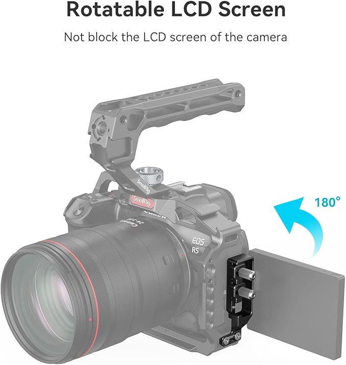 SmallRig Cable Clamp for HDMI and USB-C for Canon R6 Mark II SmallRig Cage 4159/5955/5956/5957/5958, R5 / R6 / R5 C Cage 2982/3464