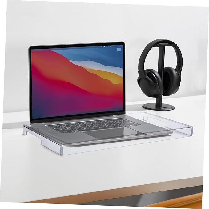 Holibanna Transparent Keyboard Protector Cover 13.78X9.84 Inch Waterproof Dust Hood for Laptop and Desktop Versatile Keyboard Accessory