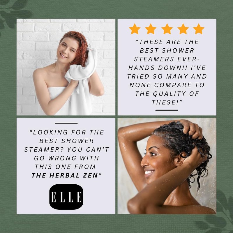 Aromatherapy Shower Steamer Gift Set - USA Made Mothers Day Gift for Mom - Shower Bomb Tablets Made with Soothing Natural Essential Oils - Relaxation Gift for Women and Men