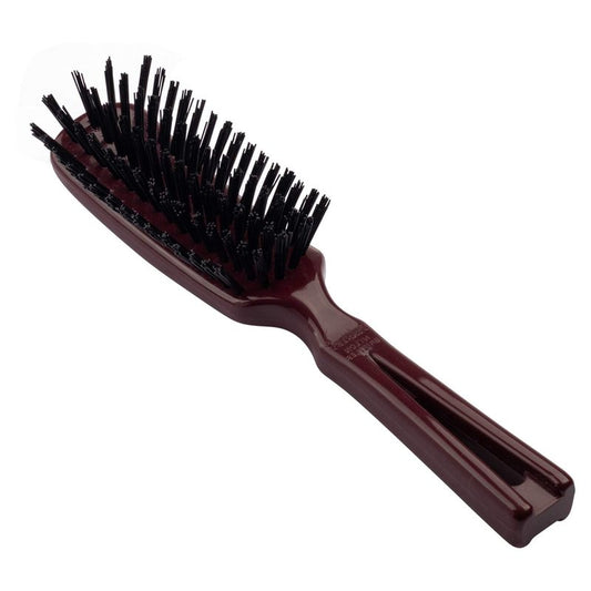 Stanley Commander for Her Hairbrush – Detangling Brush for Wet or Dry Hair – Nylon Bristles Reduce Frizz – Scalp Massager Hair Brush for Thick, Thin, Curly, Straight Hair (Black)