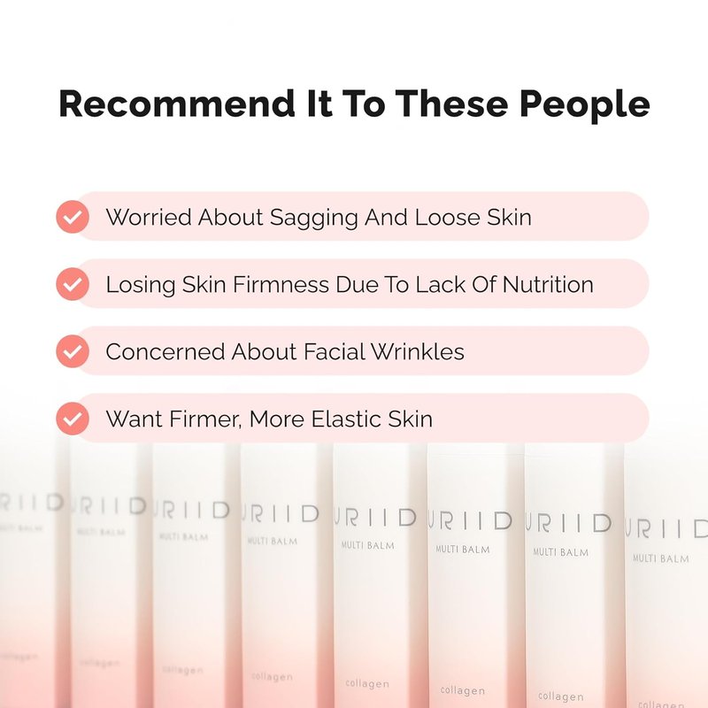 Collagen Multi Ampoule Stick - Hydrating Anti-Aging Balm for Wrinkle Care & Brightening | 10g Portable Skincare