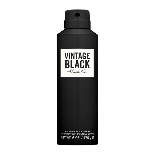 Kenneth Cole Vintage Black Body Spray for Men, 6.0 Fl. Oz.