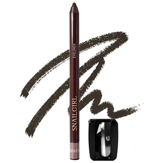 Okerker Graphite Gel Eyeliner Pencil, Waterproof Smudge-proof Long Lasting Graphite Eye Liner, High-Pigmented Smooth Creamy Formula for Mature Women, Eyes Makeup Pen with Sharpener