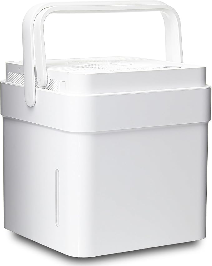 Midea Cube 50 Pint Dehumidifier for Basement and Rooms at Home for up to 4,500 Sq. Ft., Built-in Pump, Drain Hose Included, Smart Control, Works with Alexa (White), ENERGY STAR Most Efficient 2022