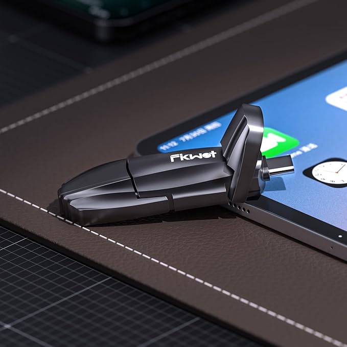 Fikwot External SSD USB Flash Drive 512GB, Up to 550MB/s 2-in-1 Type C+ USB A USB3.2 Gen2 Solid State Thumb Drive SSD Stick for iPhone 15/16/Android/Windows/Mac/PC/Laptops