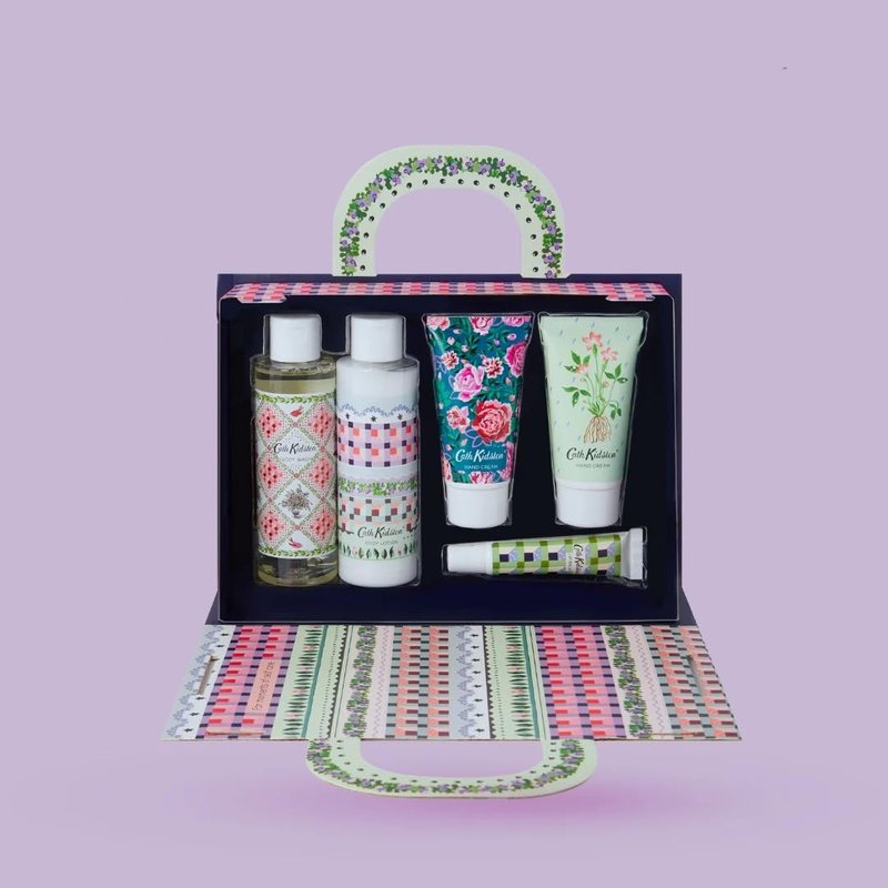 Cath Kidston Roots & Raindrops Body Pamper Hamper Handbag Gift Set