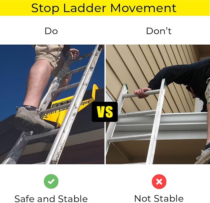 PiViT® Ladder Helper, Ideal for Painting and Gutter Cleaning. Safeguard Your Gutters from Scratches and Dents. ProVisionTools, Inc®