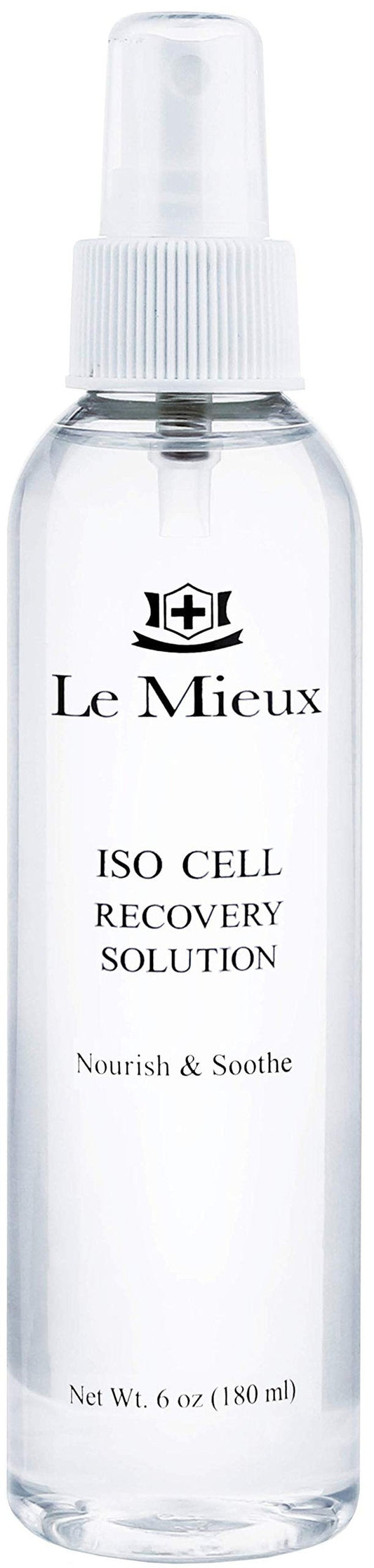 Le Mieux Iso-Cell Recovery Solution Facial Toner - Soothing Face Mist, Hydrating Amino Acid & Mineral Spray to Help Calm Post-Treatment Skin, No Parabens or Sulfates (6 oz / 180 ml)