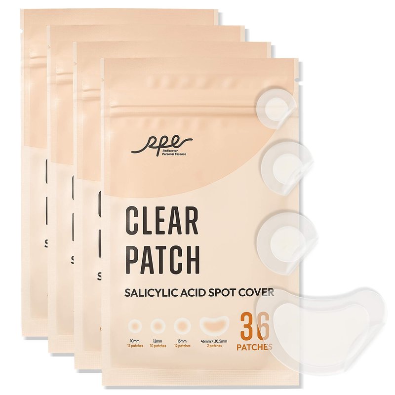RPE Life Invisible Pimple Patches – 4 Sizes Miracle Patches for Pimples with Hydrocolloid & Salicylic Acid, Korean Acne Patches for Face, Zit Stickers, Blemish Patches, Acne Spot Dots – 144 Count