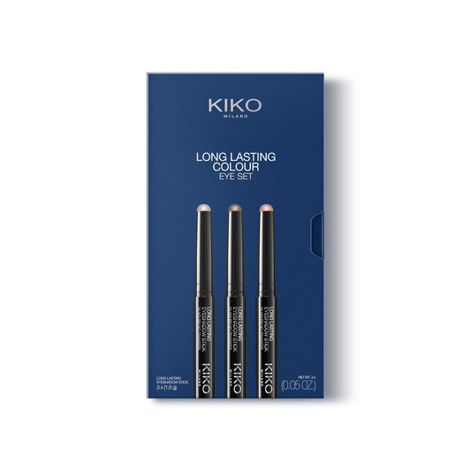 KIKO Milano Long Lasting Colour Eye Set 01 | 3 Eyeshadow Sticks With 24-Hour Hold
