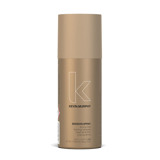 KEVIN.MURPHY SESSION.SPRAY - Strong Hold Finishing Hair Spray - For All Hair Types - Long Lasting Hold - Humidity Resistant Hair Care - 100 mL / 3.4 fl oz