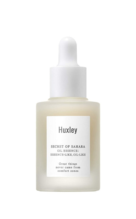 Huxley Secret of Sahara Oil Essence, Essence-Like Texture, Prickly Pear Seed Oil, Vitamin E and Linoleic Acid, Lightweight Hydrating, 30 mL (1.01 fl oz)