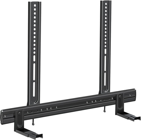 Mounting Dream Soundbar Mount - Heavy Duty Wall Bracket for Sound Bars Up to 26.5 LBS | Adjustable Height & No-Slip Base