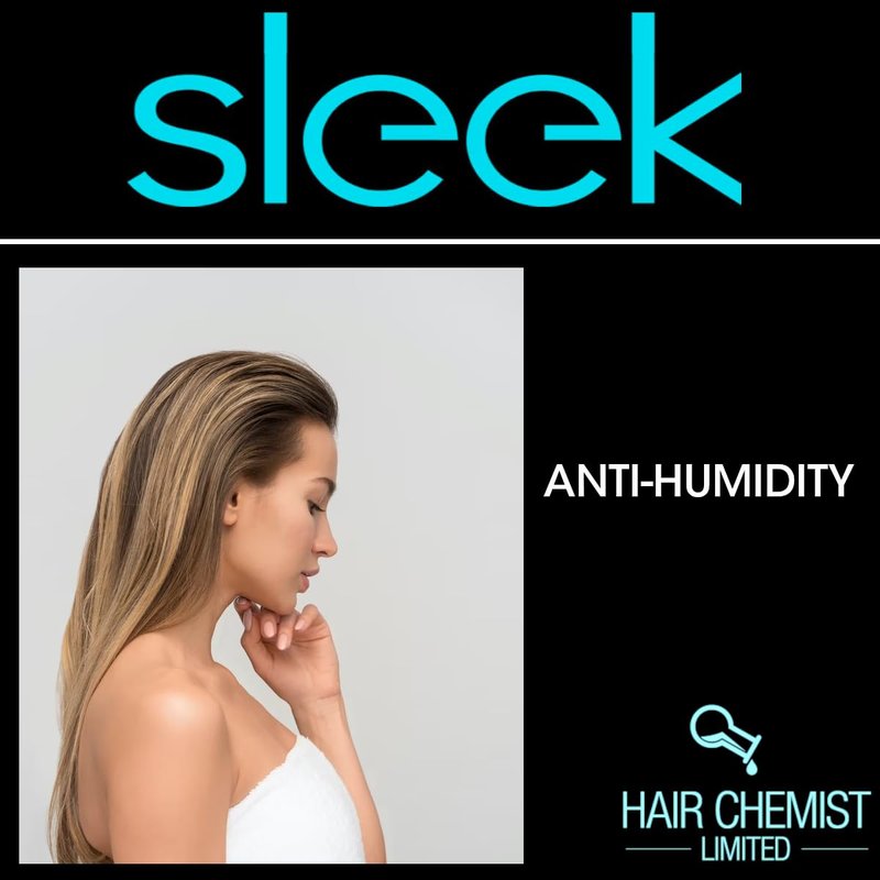 Hair Chemist SLEEK Anti Humidity Shampoo 8 oz. - Frizzy Hair Shampoo for Silky Hair & Super Straight Hair, Anti-Frizz & Smoothing Shampoo