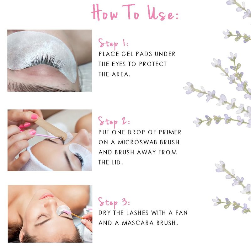 Primer for Lash Extensions by iLevel Lab 15ml - Increase Adhesive Retention | Super Primer/Cleanser | Eyelash Extension Primer | Protein Oil Remover | Professional Lash Supplies (Lavender Sented)