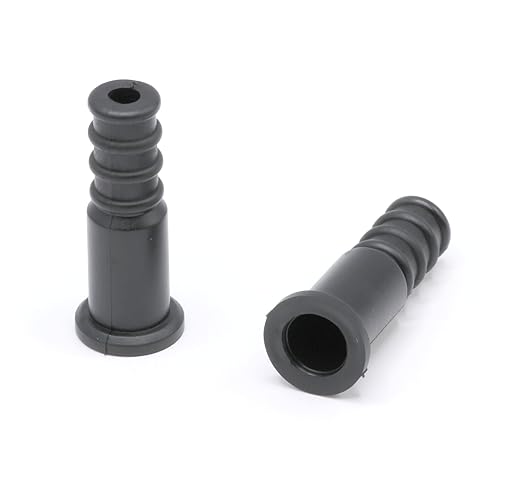 THE CIMPLE CO Coaxial Cable Weather Boot for RG6 Connectors, RG59 Ends - Coaxial Boots with Weathertight Seal - Black, 25 Pack