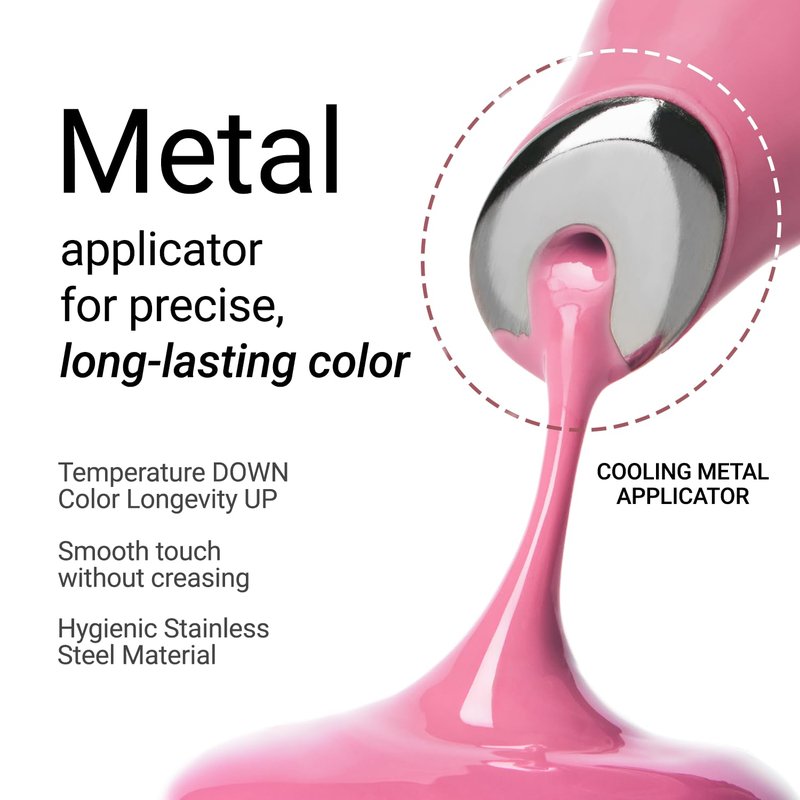 JUNG SAEM MOOL LIP-PRESSION Metal Serum Gloss | Hydrating Tinted Lip Balm with a Hygiene Precision Metal Applicator & Serum Infused Ingredients, Korean Lip Plumper Gloss (Barbiemuse)