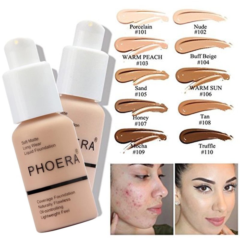 PHOERA Foundation,3 PCS Contour Stick Makeup Kit, Shades with Highlighter, Blush and Bronzer Contour Stick for Sculpt the Cheeks (102+Fair-Light Contour/Nude+#03,#09,#12)