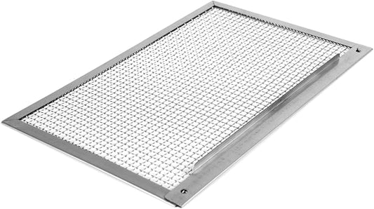 5 Inch Gutter Guard - Heavy Duty 100% Stainless Steel High-Flow Leaf Screen for Debris, Clog & Overflow Protection - Fits K-Style & Half-Round, Screws Included (1 Panels, 5in x 8.5in)