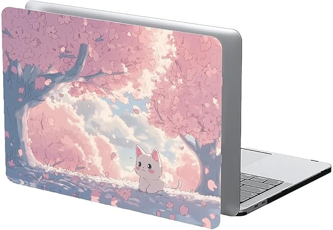 COTAIL Compatible with MacBook Air 13.3 13.6 Inch Case 2022 2021 2020 2019 Plastic Hard Shell Case Cover,13.3 Pro(A1706/A1708/A1989/A2159/A2289/A2338), Cute Cat