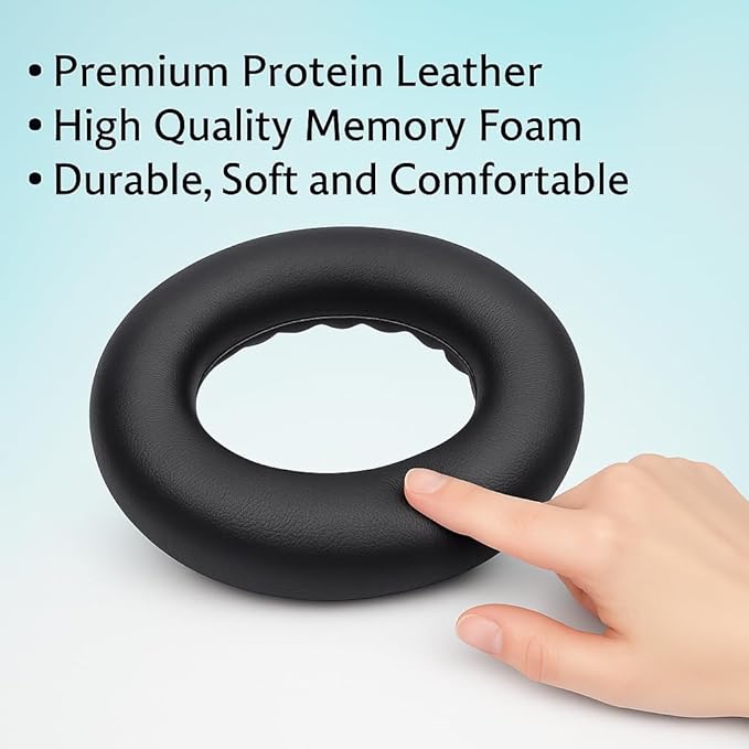 DanYee Noise-canceling Bose Earpads Replacement for Bose QC15 25 35&35II-Restore Canceling Noise-Block Noise as Original During Commute- Sweatproof & Secure Fit-Soft Memory Foam-Easy Install-Black