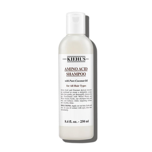 Kiehl's Amino Acid Shampoo, with Amino Acids and Coconut Oil to Clarify and Cleanse, Helps Strengthen Hair, Prevent Breakage, Suitable for All Hair Types, Paraben-Free - 8.4 fl oz