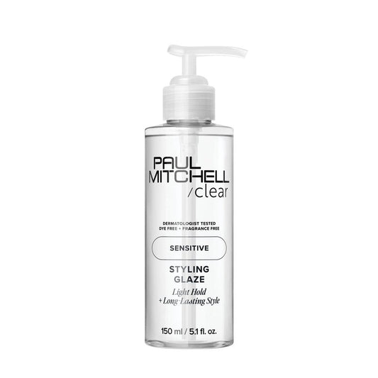 Paul Mitchell Clear Styling Glaze, Fragrance Free, For Sensitive Scalp + Skin, 5.1 fl. oz