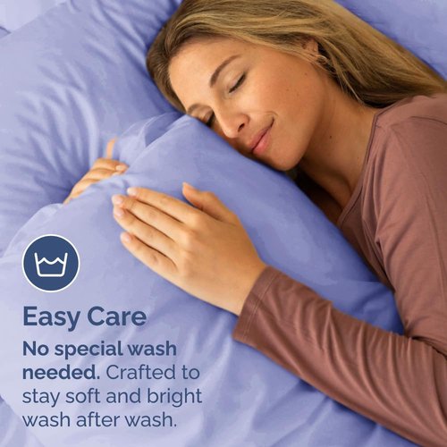 King Standard Pillow Cases by King - Soft Hotel Quality Covers | Comfy Lavender Bedding Set of 4