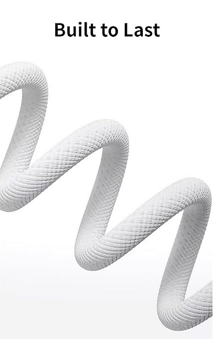 [5ft 2Pack] Woven Car Play USB-C Cable for Apple iPhone 17 Charger, MFi Certified USB-A to USB C Cable Cord Fast Charging for iPhone17 Pro Max/16Pro/15 Pro/16Plus, iPad Air M2,AirPods Pro 3nd - White