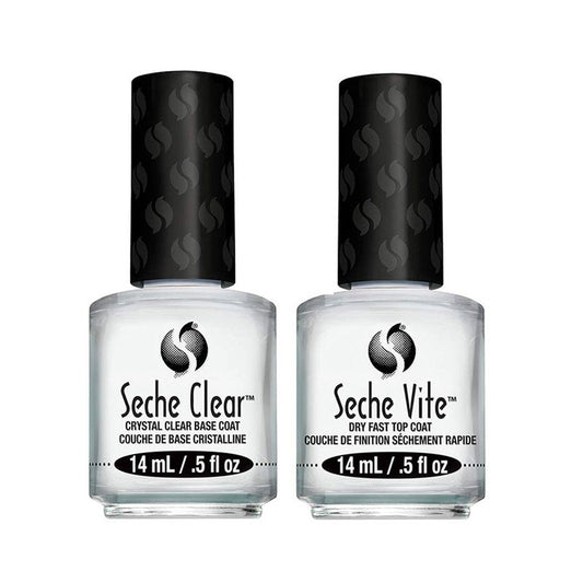 Seche Clear Vite - Base Coat & Top Coat for Long-Lasting Nail Polish | Quick-Dry Formula