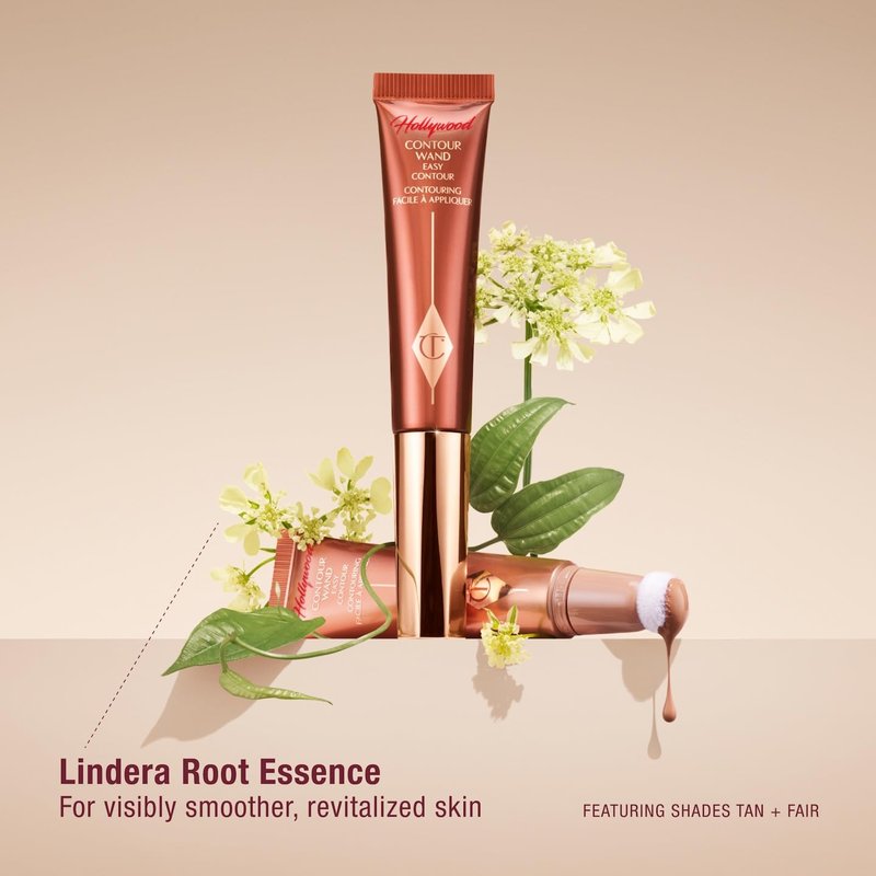 Charlotte Tilbury Hollywood Liquid Contour Wand - Easy Contour Stick & Liquid Bronzer for Natural Sculpting | Perfect for All Skin Types