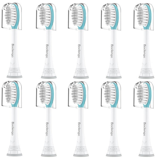 Boclengo Kids Replacement Heads for Philips Sonicare Kids Toothbrush Heads,for Phillips Sonicare HX6042/94, HX6340,HX6321,HX6320/30,Standard Child Brush Head for Philips Sonic Care,7-12,10 Pcs
