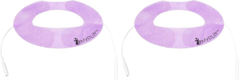 Conductive Lip Mask for Myolift - Anti-Aging Microcurrent Facial Tool | Instant Face Lift, 2-Pack