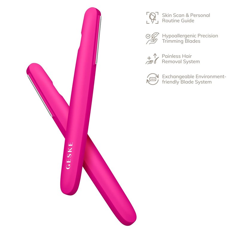 Precision Trimmer - 4 in 1 Painless Hair Remover for Face & Body | Hypoallergenic Grooming Device with Easy-to-Exchange Blades